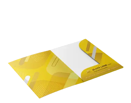 Desky s chlopněmi tisk